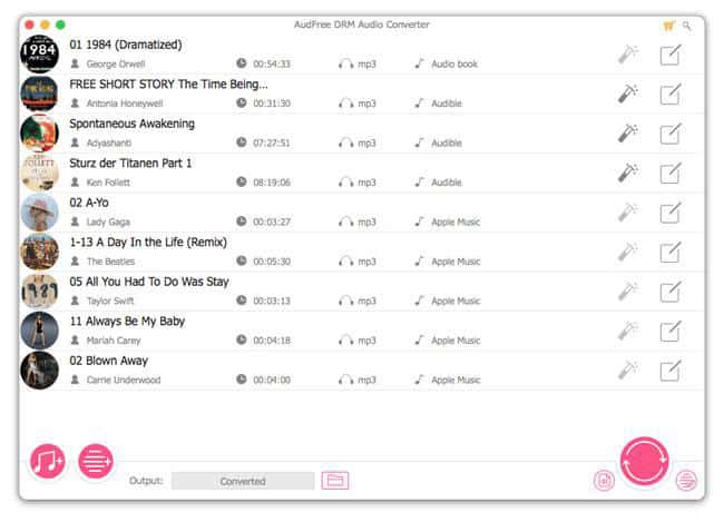 Import Apple Music to AudFree Auditor