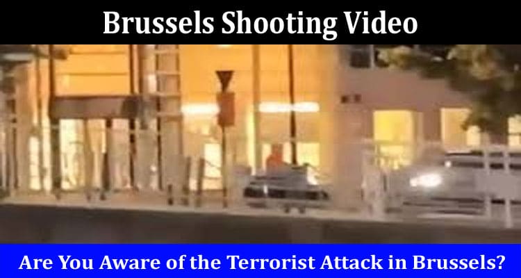 Latest News Brussels Shooting Video