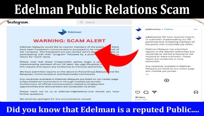 Latest News Edelman Public Relations Scam