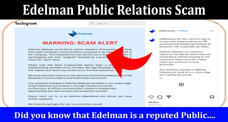 Latest News Edelman Public Relations Scam