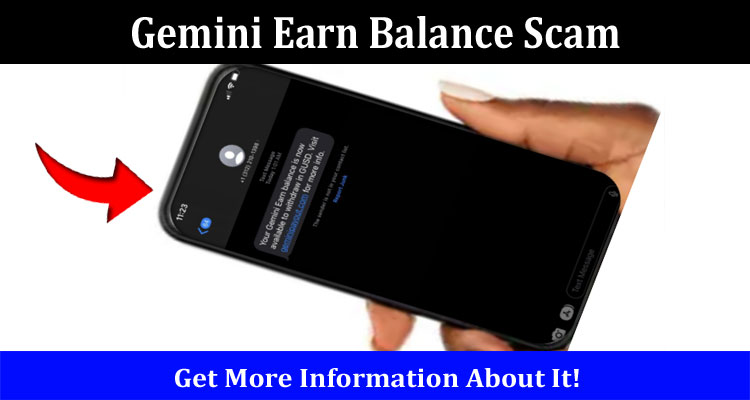 Latest News Gemini Earn Balance Scam