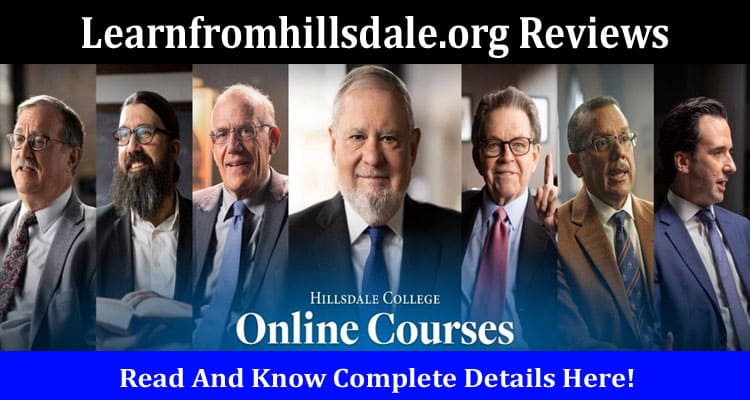 Latest News Learnfromhillsdale.org Reviews