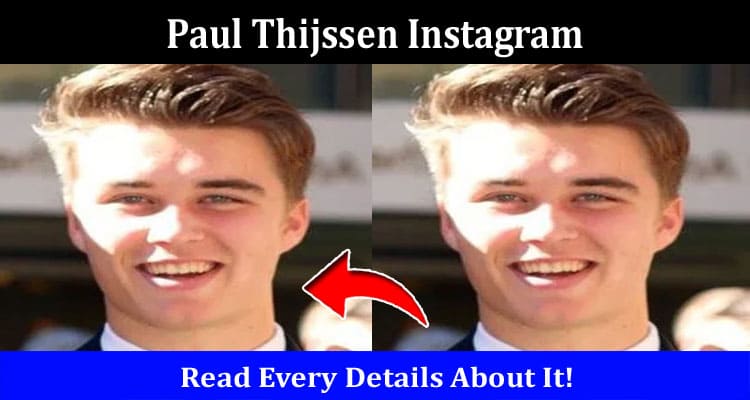 Latest News Paul Thijssen Instagram