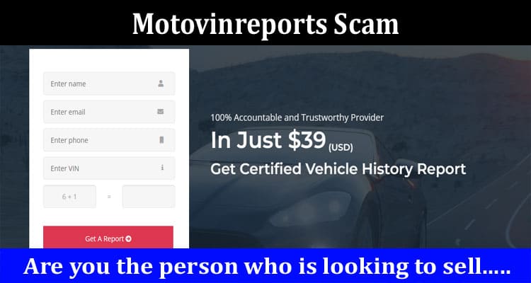 Motovinreports Scam Online Website Reviews