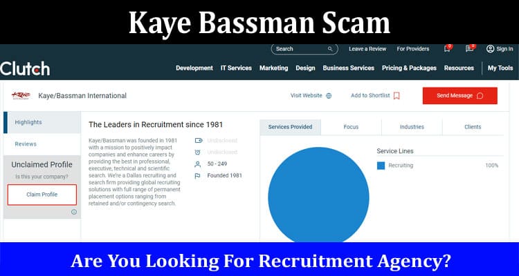 Kaye Bassman Scam Online Website Reviews