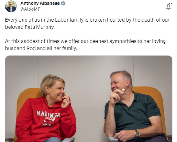 Details of Who Is PETA Murphy Husband Rod Glover