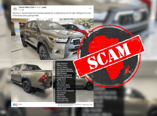 Details on Toyota Hilux Club Scam