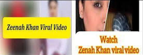 Zeenah Khan leaked video