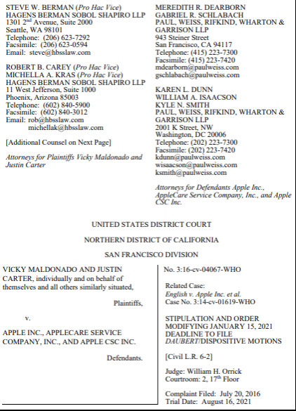 About Case No. 316-cv-04067-WHO, and Replacement Device Lawsuit Check Legi