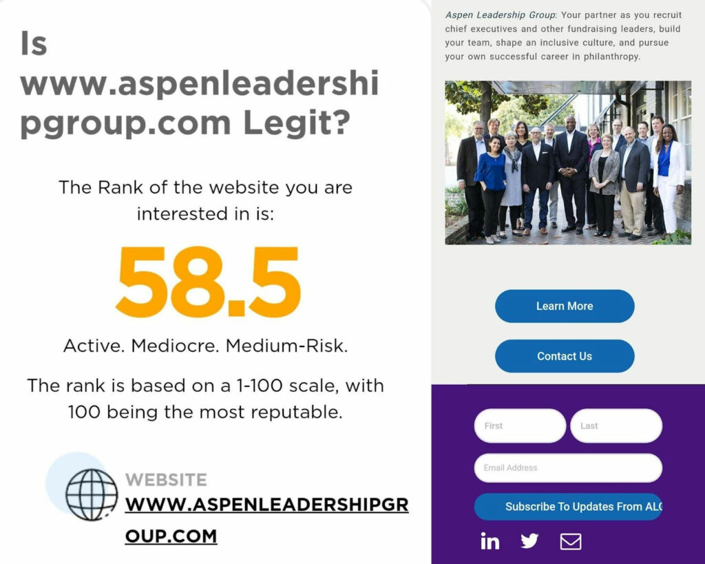 Is Aspen Leadership Group Scam or Legit