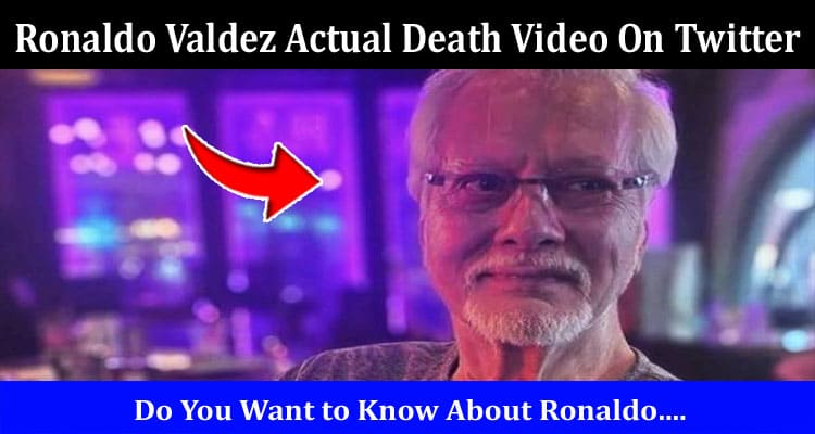 Latest News Ronaldo Valdez Actual Death Video On Twitter