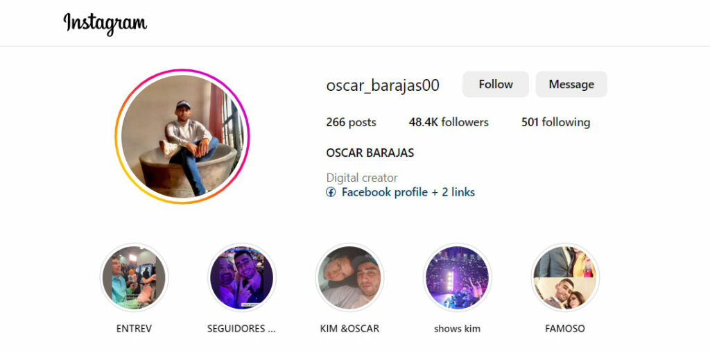 Who is Oscar Barajas Twitter icon