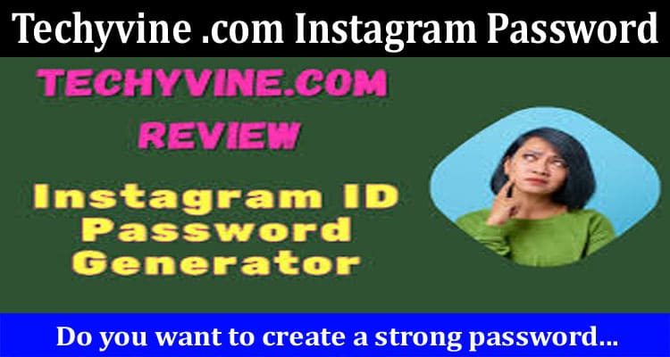 Latest News Techyvine .com Instagram Password